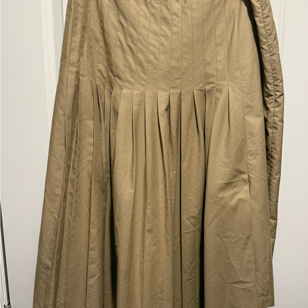 Asymmetrical Pleated Skirt